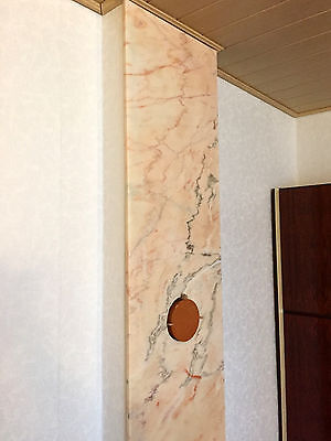Kaminplatte Wandverkleidung Schornsteinverkleidung Kaminofen Naturstein Marmor • 182.99€
