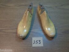 VINTAGE PAIR Wood Size 7 C GEBL CO #C42957 600 Shoe Factory Last Mold  #253