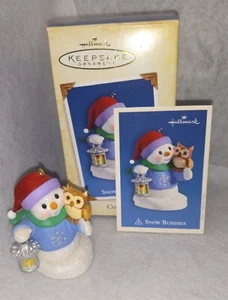 Hallmark Keepsake Snow Buddies 2005 8. in der Serie Eule Friend Ornament Neu - Bild 1 von 6