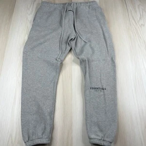 Essentials Fear of God Sweatpant Mens XL Gray Cotton Drawstring Waist - Picture 1 of 12