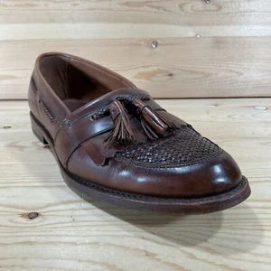 Allen Edmonds Cody 1849 Leather Tassel Loafers Shoes Men's Sz 12 D Brown USA - Picture 1 of 12
