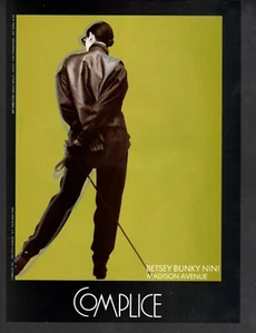 Vintage advertising print Fashion COMPLICE Betsey Bunky Nini Viramontes photo - Picture 1 of 1