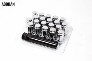 Aodhan Spl35 12X1.25 Chrome Spline Acorn Lug Nuts (20Pc w/Key) 35mm Fits BMW  - Picture 1 of 1