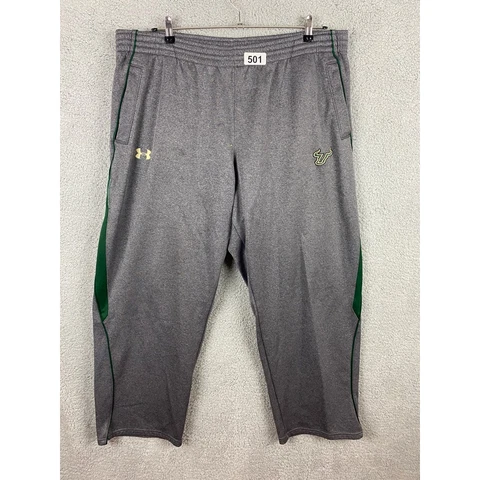 South Florida Bulls Under Armour Mens Sweat Pants Gray Green Heathered 2XL Cover