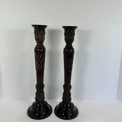 Southern Living GARRITY HOUSE Candle Stick Holder 14.75" in Tall Set of Two - Image 1 of 4
