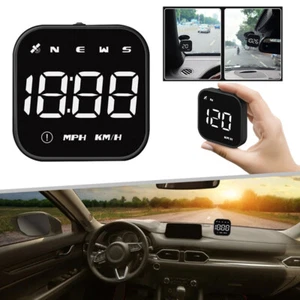 Digital Speedometer Universal GPS Car HUD Head Up Display MPH Overspeed Alarm - Picture 1 of 12