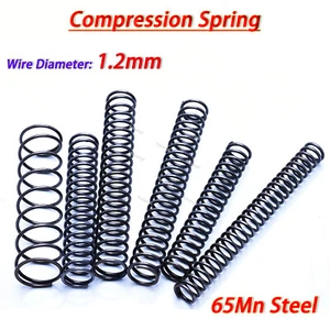 Compression Spring Wire Diameter 1.2mm Pressure Compressed Springs 65Mn Steel - Picture 1 of 6