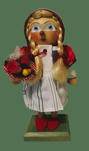 Steinbach Rotkäppchen 11 1/2" Handarbeit Nussknacker Germany - Bild 1 von 5