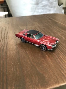 1969 Hot Wheels Redline CUSTOM ELDORADO Red W/Brown Interior Hong Kong - Picture 1 of 6