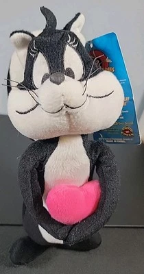 Penelope 2013 Looney Tunes 13" Plush Toy w/stand Warner Bros  - Image 1 of 4