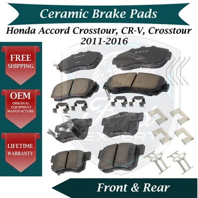 ACDelco OEM Front & Rear Ceramic Brake Pads Kit For 2005-2016 Honda CR-V - Image 1 of 4