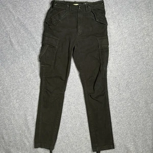 Banana Republic Cargo Pants Mens 31x31 Tapered Fit Black Gorpcore Outdoor Faded - Picture 1 of 10