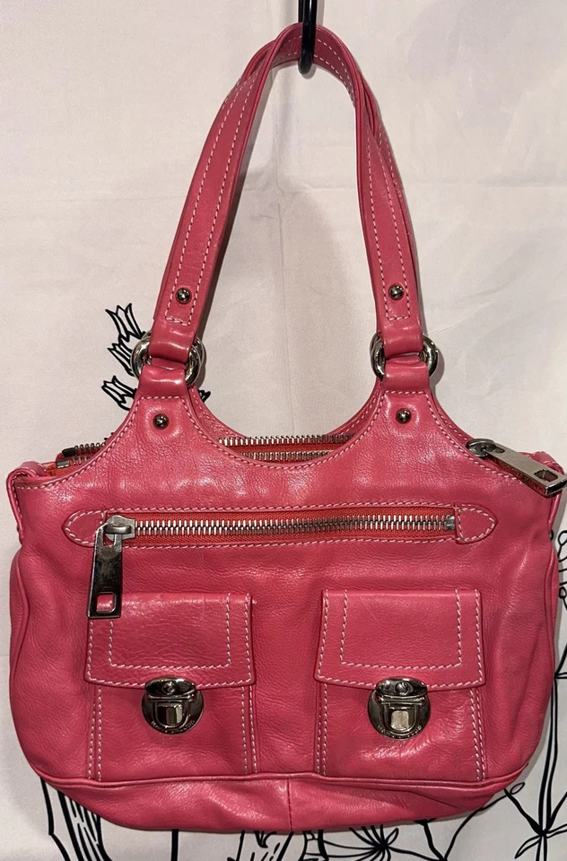 Vintage Marc Jacobs Anouk Bag, Pink Calf Leather, Designer  Luxury Y2K era RARE - Image 1 of 4