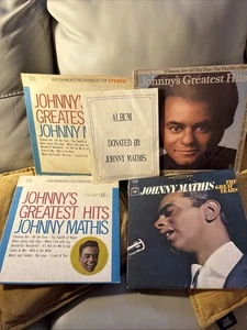 Johnny Mathis Lp Vinyl Lot Greatest Hits Lot Promo Autograph Signed Great Years - Picture 1 of 22
