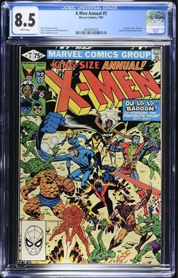 1981 X-Men Annual #5 (Fantastic Four Arkon & Franklin Richards) Marvel (CGC 8.5) - Image 1 of 3