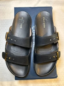 Cole Haan Women's Marisol Footbed Sdals Flat Soft Blk Sz 9B w/Bx SOLD OUT! - Picture 1 of 5