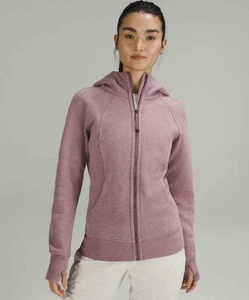 Lululemon Scuba Hoodie mit durchgehendem Reißverschluss meliert Samtstaub - Größe - 6 - Bild 1 von 9