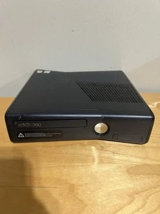 Xbox 360 S Slim Model 1439 Matte Black Console Only Tested Works No Hard Drive - Picture 1 of 7