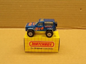 VINTAGE MATCHBOX SUPERFAST MB39 FORD BRONCO II ~ DATIERT 1987 ~ NOS - Bild 1 von 5