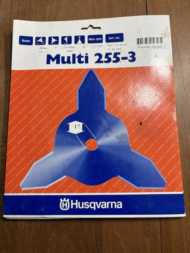Cuchilla cortadora de cepillo Husqvarna original OEM 537 14 90-01 Foto 1 de 1