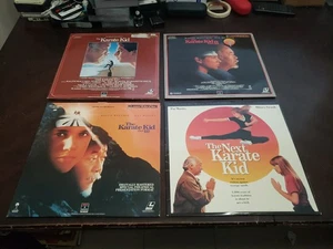 Lot of 4 Karate Kid Laserdics Part 1 2 3 Next Miyagi Daniel Larusso Cobra Kai Y5 - Picture 1 of 24