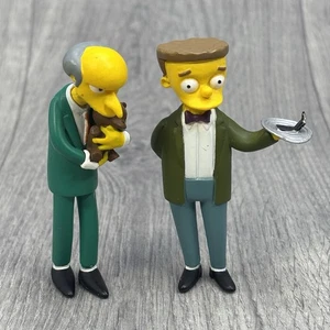 Mr Burns & Smithers - The Simpsons Greetings From Springfield Figures Rare 2007 - Picture 1 of 15