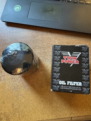 Harley Davidson Oil Filter Twin Power Black 603602 Foto 1 de 4