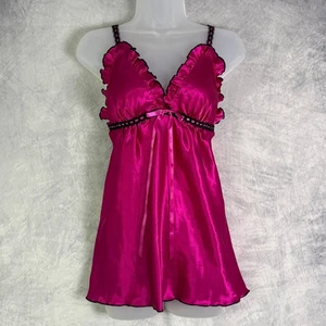 Vintage Y2K Cinema Etoile rosa Babydoll Top Gr. S Rüschen kokett Fairycore Bratz - Bild 1 von 7