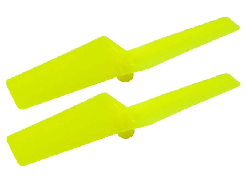 Microheli Plastic Tail Blade 42mm(YELLOW)-BLADE MCPX/MCPS/MSRS/NanoCPX/CPS/S2/S3 - Image 1 of 1