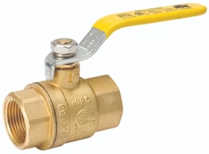 NEW B&K 107-825NL 1" FIP PIPE THREAD Brass BODY Full Port Ball Valve - Picture 1 of 1