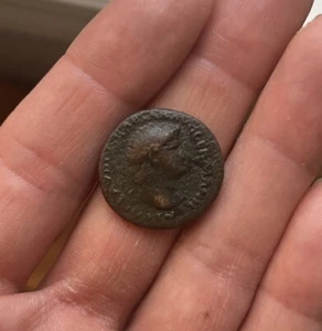 EMPEROR NERO Ancient Roman Coin Ae As 64AD GENIUS SACRIFICING -RIC214 -7g - Picture 1 of 2