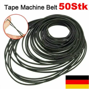 50tlg Riemen Antriebsriemen 30-150mm für Kassettendeck Cassette Tape Deck Belt - Bild 1 von 12