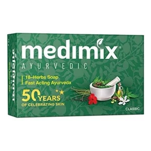 Medimix Ayurvedic Ayurveda Classic 18 Herbs Soap 125gm Bathing Soap Bar - Picture 1 of 4