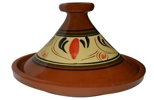 Olla de terracota marroquí tajine tajine sin plomo extra grande - Imagen 1 de 6