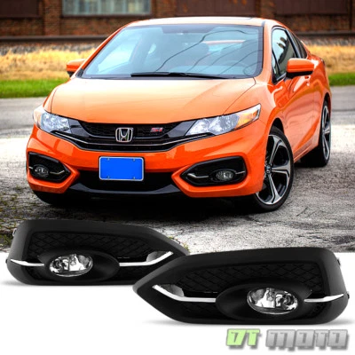 Luces antiniebla luces de parachoques con interruptor + bombillas 14-15 para Honda Civic 2014-2015 cupé 2 puertas Foto 1 de 4