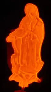 VINTAGE "JESUS" GLOWLAMP, WORKING PERFECTLY! - Picture 1 of 3