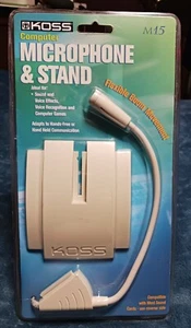 Koss Computer Microphone & Stand Hands Free- Compatible Most Cards, Sealed New - Bild 1 von 5