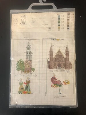 Vtg Permin of Copenhagen Danish Art Needlework Amsterdam - Image 1 of 3