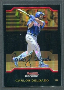 Bowman 2004 cromo Carlos Delgado refractor de oro/50 - Imagen 1 de 2