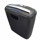 6 Sheet  Strip-Cut Paper Credit Card Shredder Cd Dvd Office Commercial Reversing