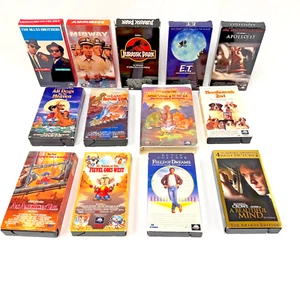 Lot of 13 VHS Tapes Hit Feature Films from MCA/Universal - Cleaned & Tested - Picture 1 of 8