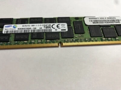 NEW-SAMSUNG 16GB PC3L-12800R DDR3-1600 ECC Registered 1.35V M393B2G70QH0-YK0  - Image 1 of 2