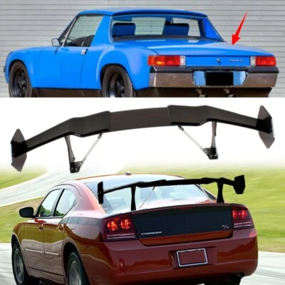 Rear Spoiler Racing GT Ducktail Style Wing Glossy Black Fit For Porsche 914 - Image 1 of 4