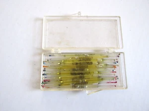 Vintage Perfume Ampules Vials 21 Assorted Glass Tubes - Picture 1 of 5