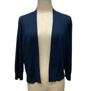 Cielo Women's Soft Solid Open Front 3/4 Sleeve Sweater Cardigan Size XL NWT - Picture 1 of 14