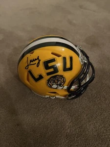Livvy Dunne Autographed Mini Helmet LSU Tigers PAUL SKENES GIRLFRIEND - Picture 1 of 3