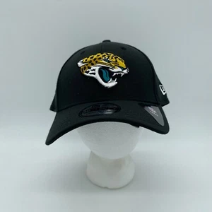 New Era 39Thirty Jacksonville Jaguars NFL Fitted Hat Cap Solid Black Size L/XL - Picture 1 of 6