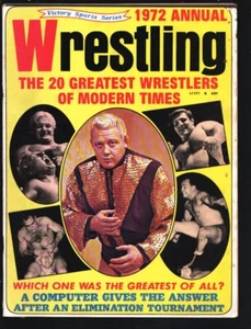 Sports Pub: Wrestling Annual 1972-Pix & info on top wrestling stars-Fred Blas... - Picture 1 of 1