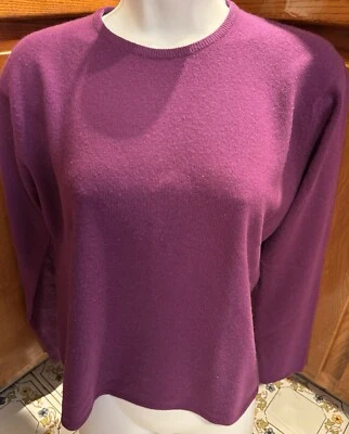 Suéter de cachemir Ballantyne vintage talla 4 para mujer Escocia cuello redondo Foto 1 de 2