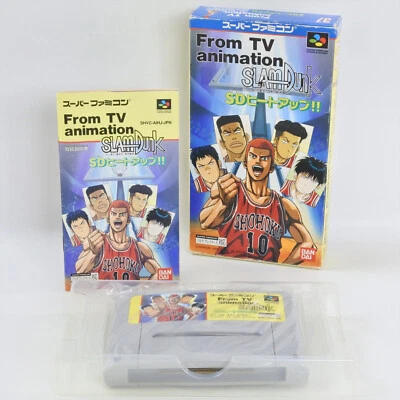 SLAM DUNK SD HEAT UP Super Famicom Nintendo 0373 sf - Image 1 of 4